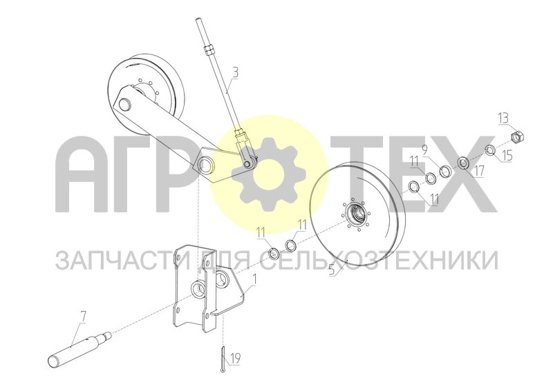 Рычаг (9.00.050) (№5 на схеме)